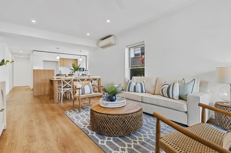 Modern spacious two-bedroom villa with attached garage and access to resort-inspired amenities!