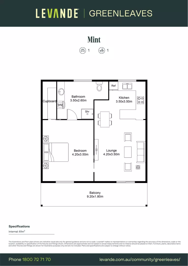 One Bedroom | Unit 82