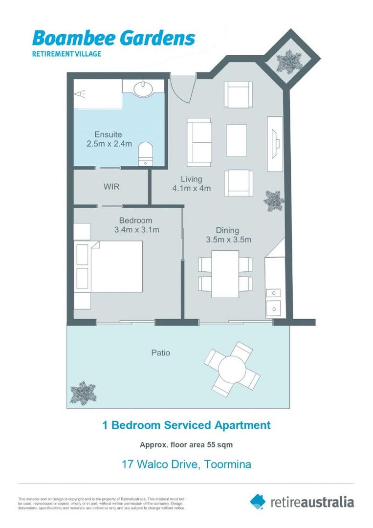 Soon to be Refurbished Apartment with Chef prepared Meals and Apartment Cleaning included!