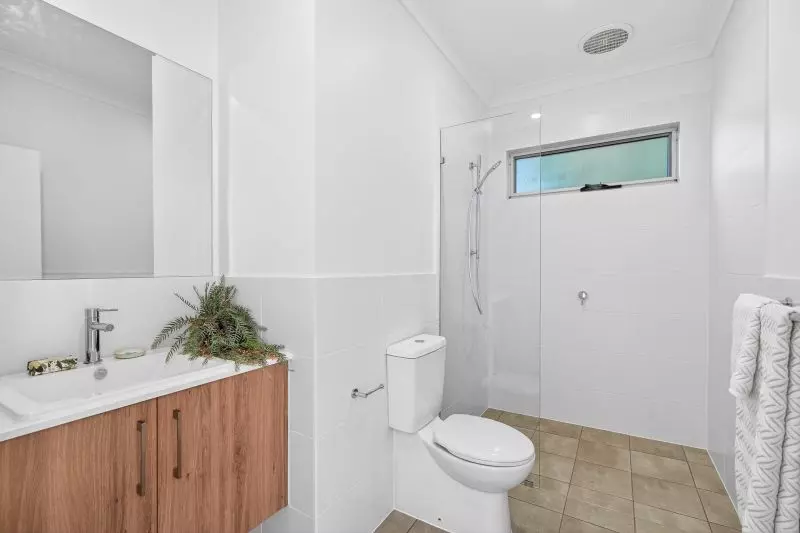 light-filled 2 bed home with skillion roof