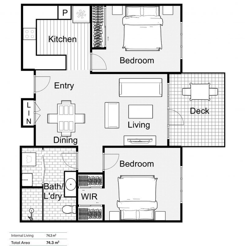 Contemporary Living, Generous Spaces