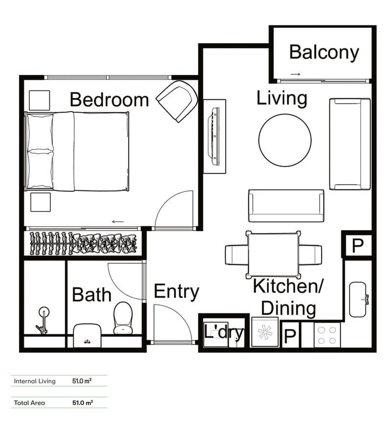Last Remaining One Bedroom Apartment