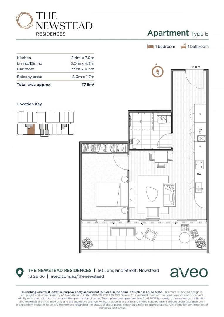 Spacious one-bedroom in prime location