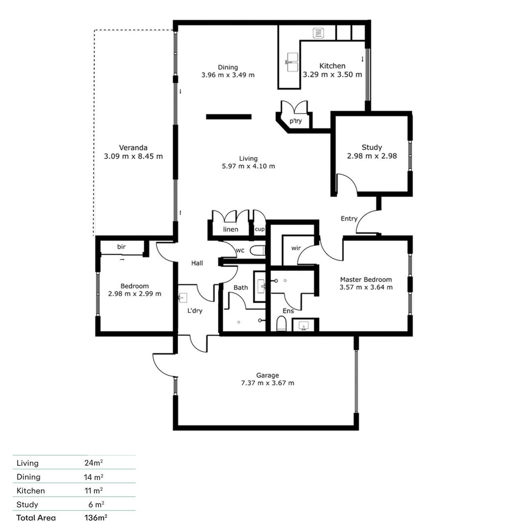 Stylish Renovation in Beautiful Village Setting