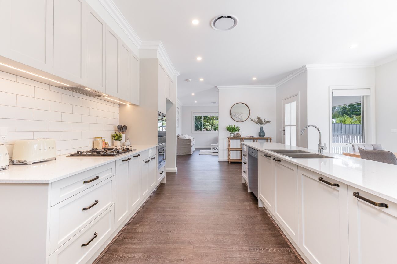 3 bedrooms, 2 bathrooms, double garage