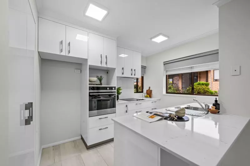 Level entry 2-bedroom villa with glimpses of the Derwent River
