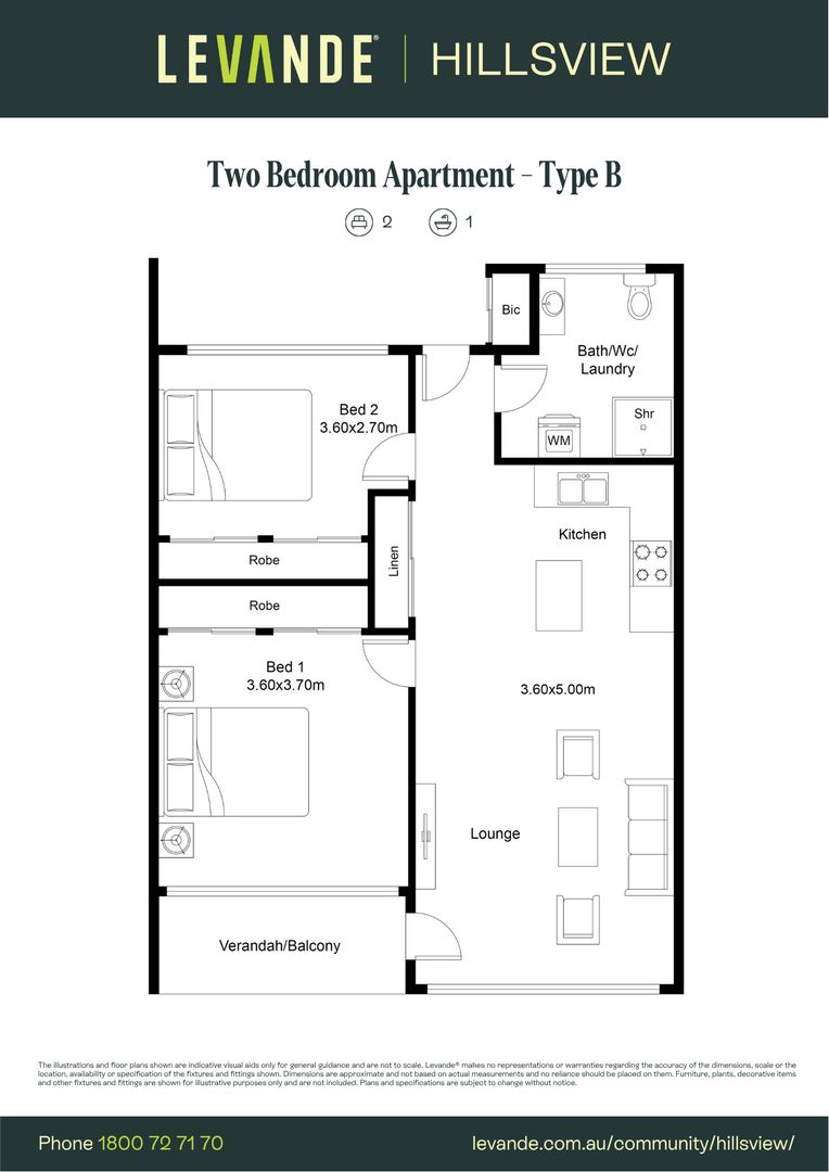 Two Bedroom | Apartment 26