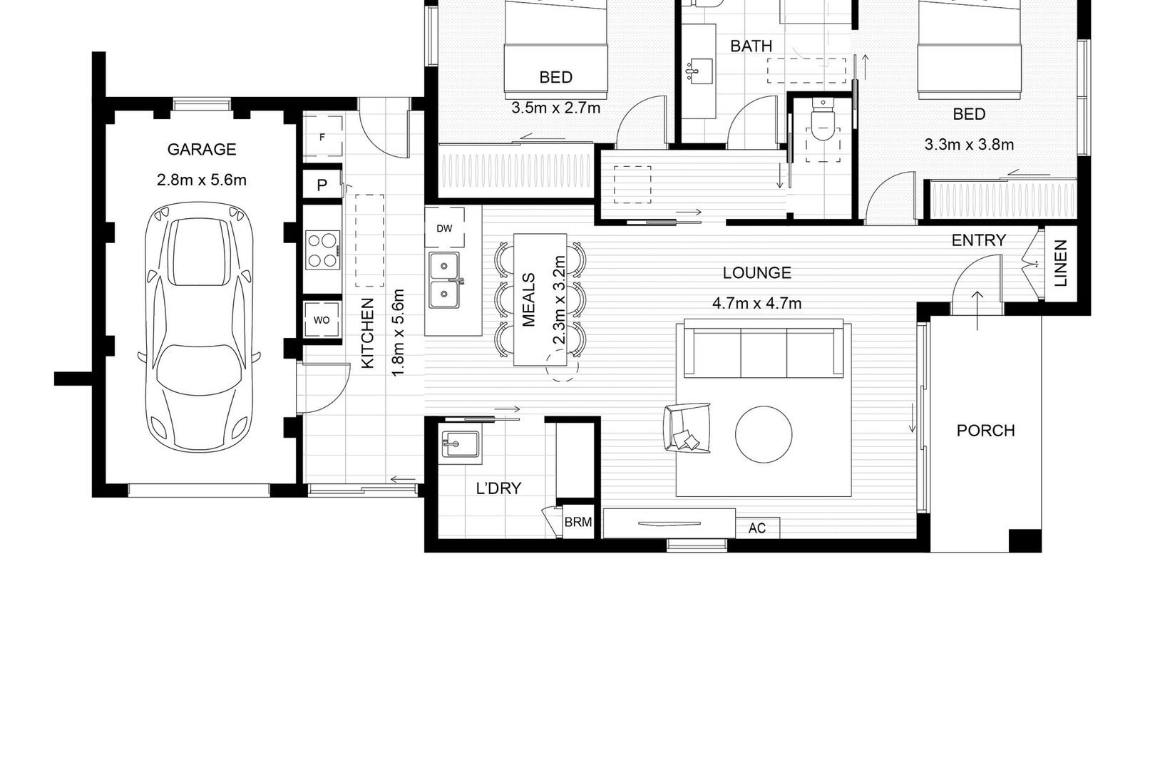 Bright, Spacious and Modern