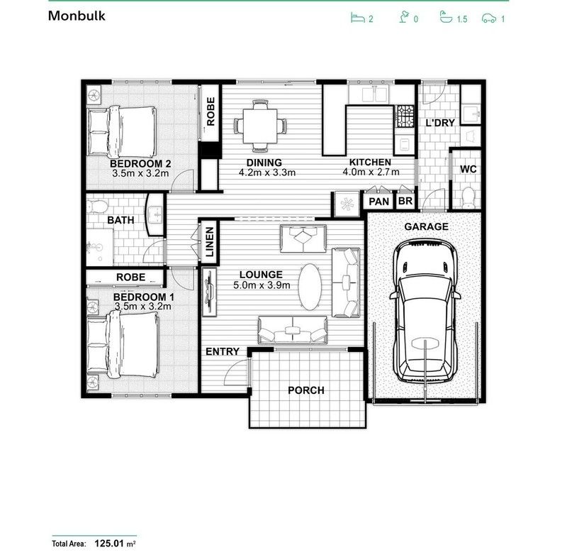 Modern Villa with Garden Retreat