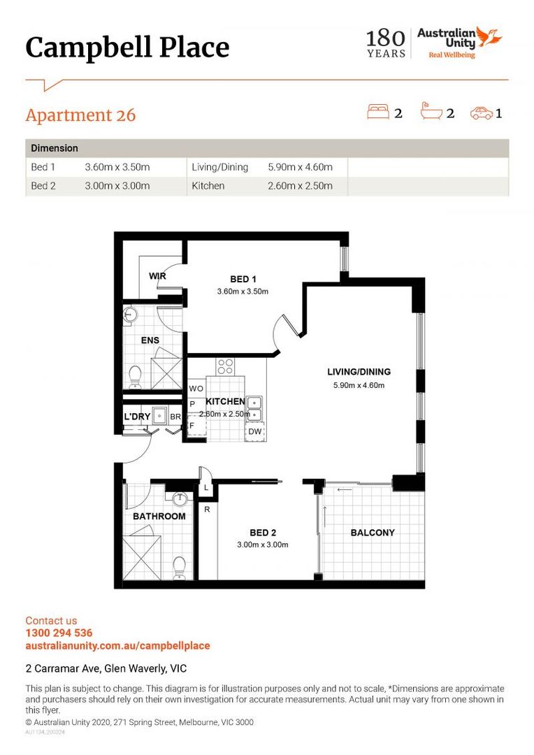 Stylish retirement living in the heart of Glen Waverley - Apartment 26