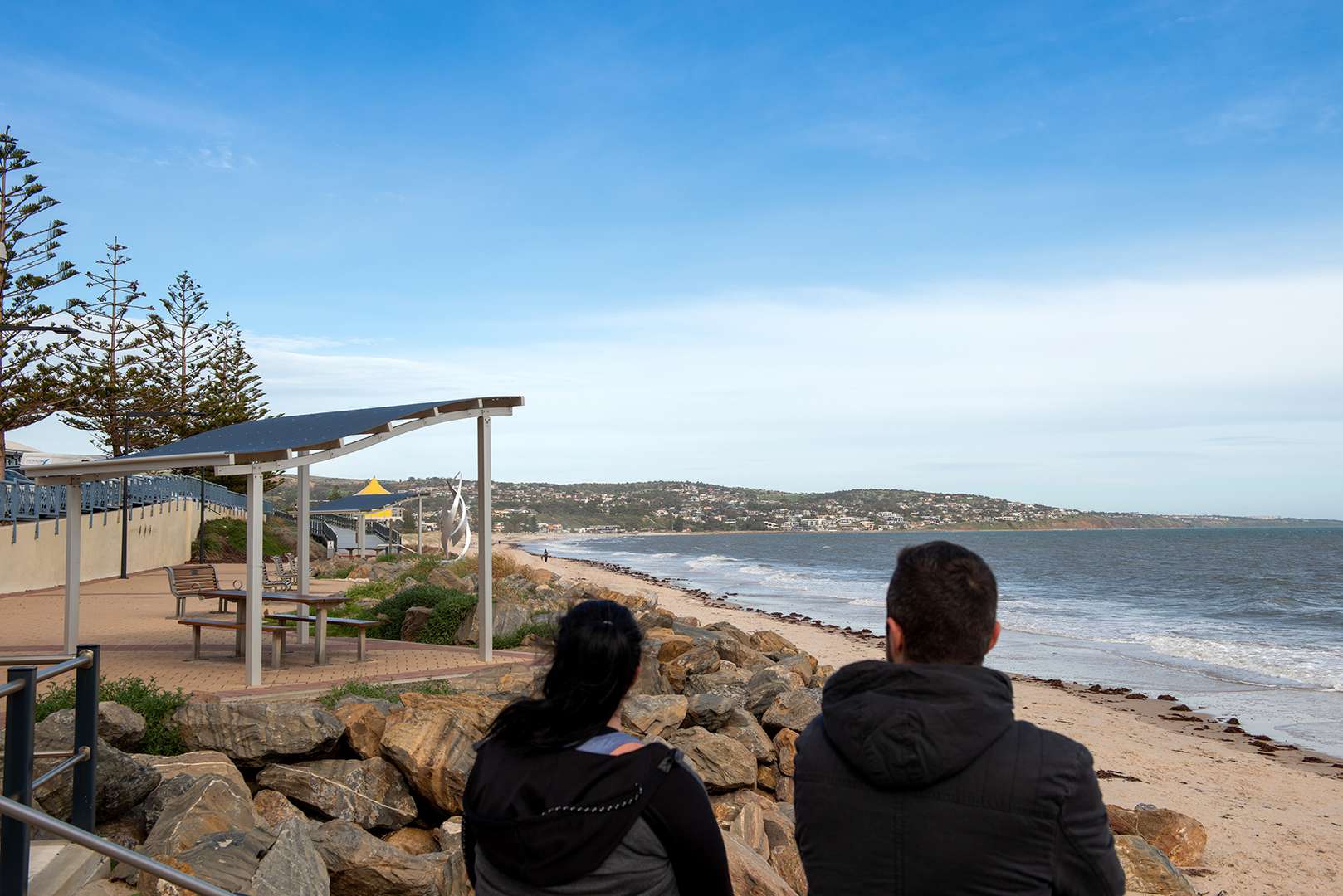 Eldercare Old Oxford Court: modern two‑bedroom villa with study near the beach