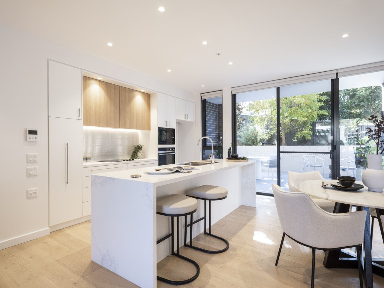 Private Tree Lined Courtyard