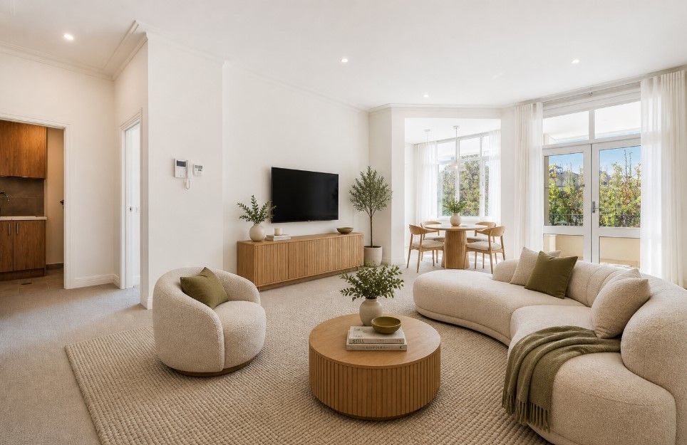 Unique North facing two-bedroom apartment!