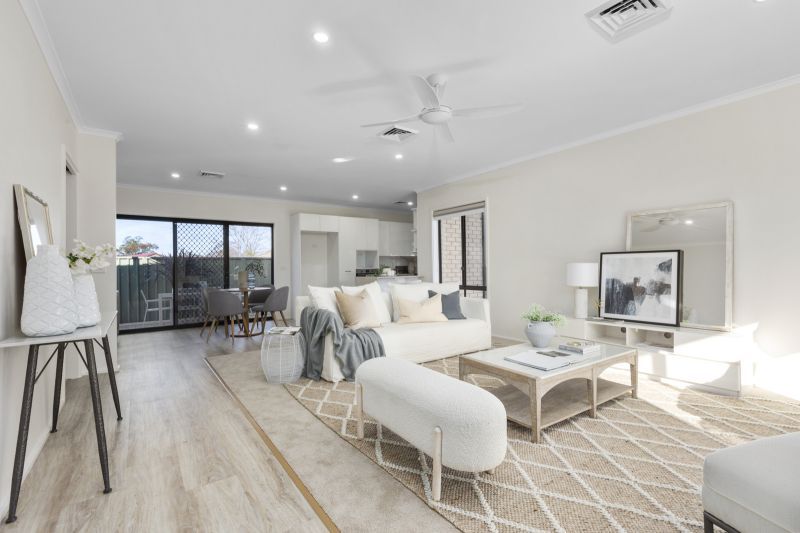 North-facing home with rustic allure!