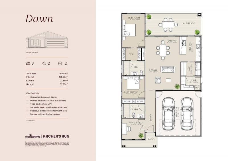 Welcome to the Dawn - Spacious Living with Versatility and Style