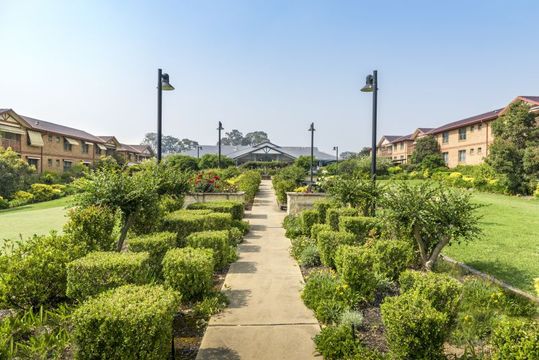 Garden setting North facing ground level unit