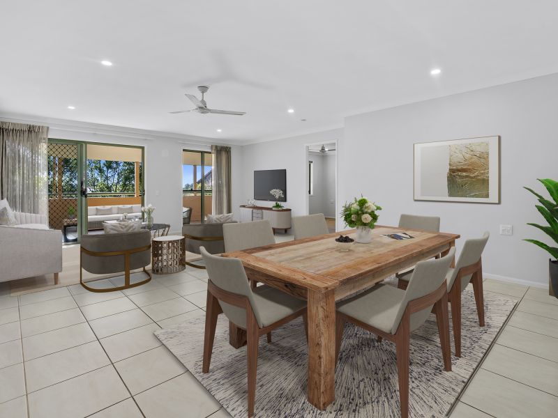 Ground-level two-bedroom two-bathroom villa with lovely outlook