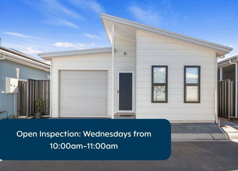 light-filled 2 bed home with skillion roof