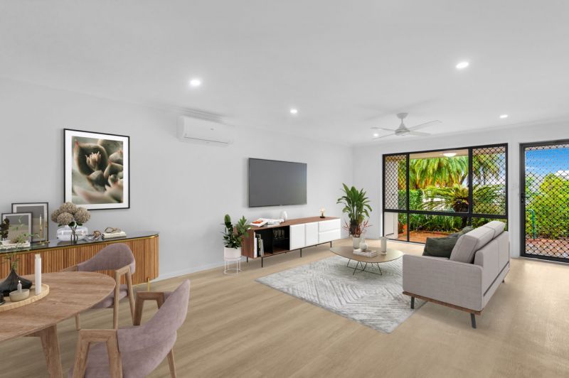 Two-bedroom, one-bathroom villa currently under renovation