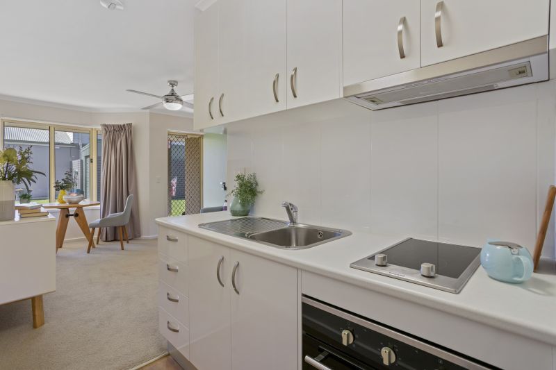 Newly renovated one-bedroom villa with garden outlook