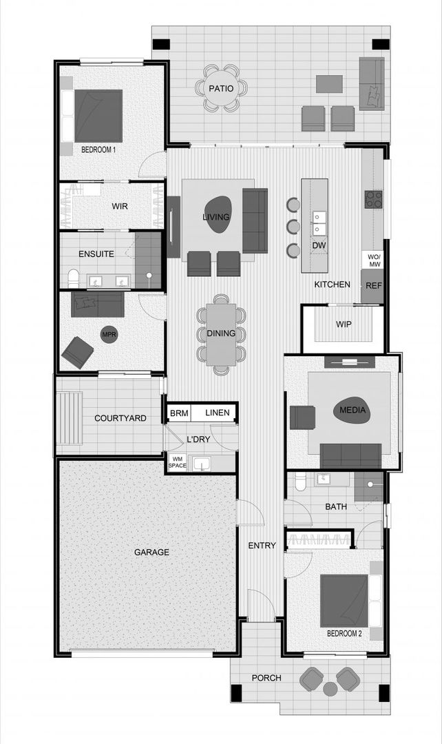 Luxury Shorncliffe Skillion Facade