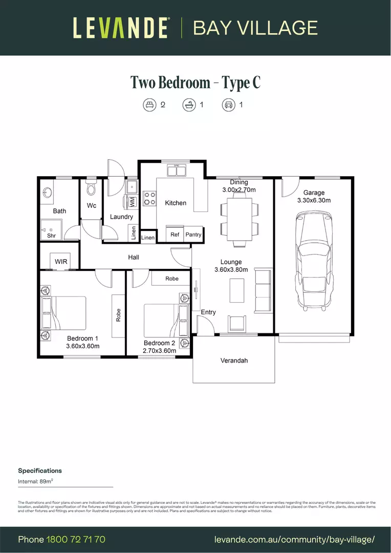 Two Bedroom | Villa 18