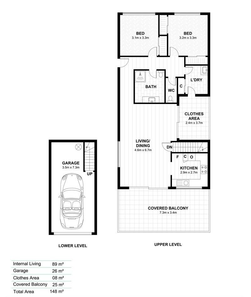 Space, Comfort and a Covered Balcony
