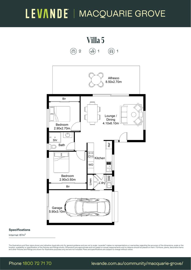 Two Bedroom | Villa 5