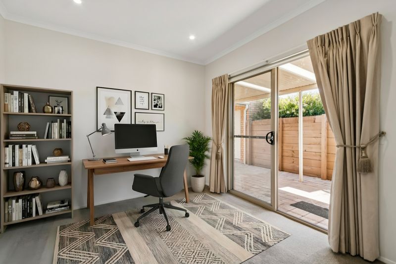 Stylish 2-bed + study villa with large open-plan living area