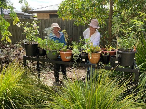 Lesley and Sally from the Star of the Sea retirement village gardening club