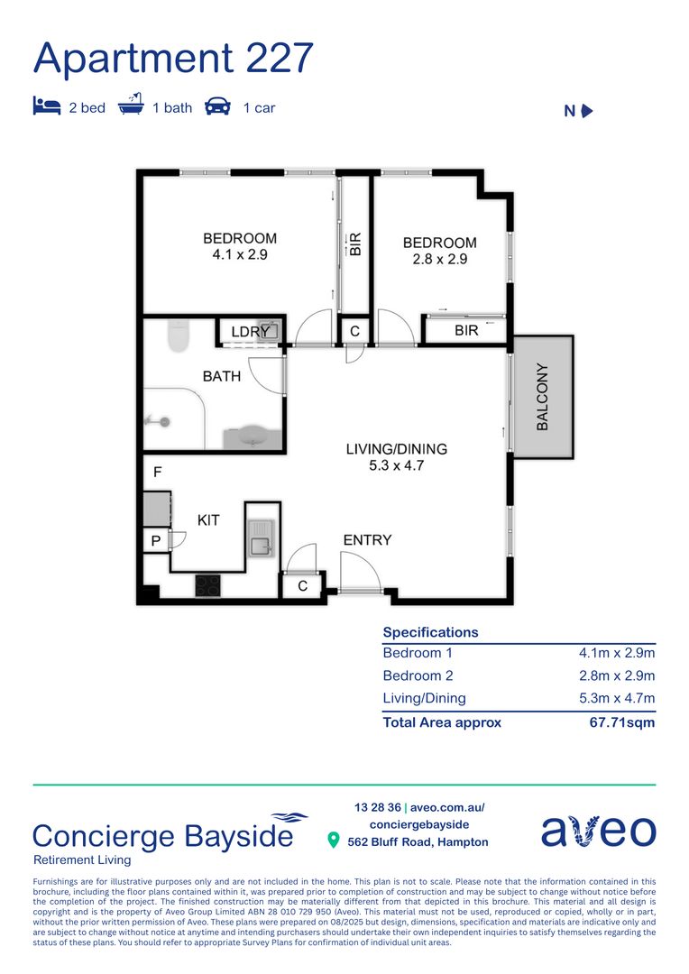 227/562 Bluff Road Hampton, VIC 3188