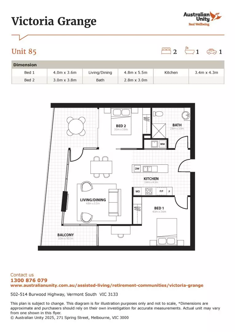 Stylish Retirement Living that perfectly balances comfort, convenience, and style.
