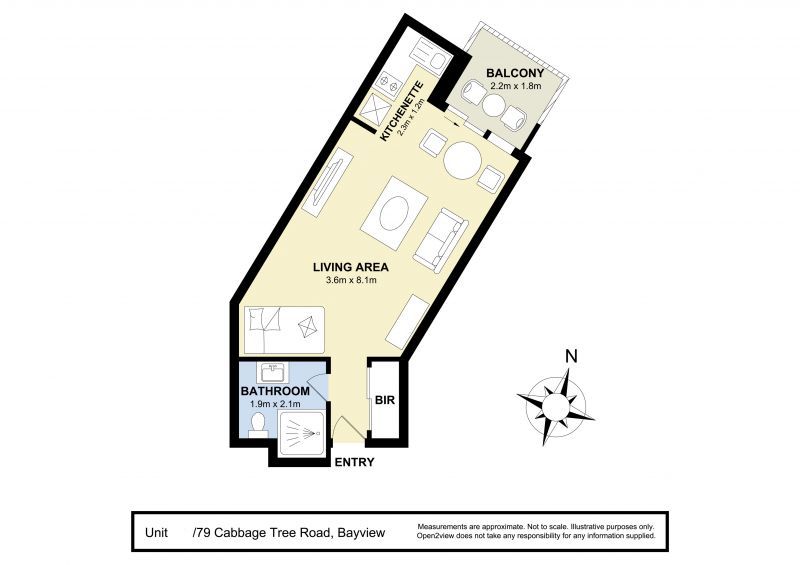 Privately set apartment with a peaceful, leafy aspect