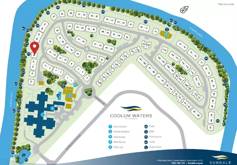 Large 3 bedroom stand alone unit, positioned by the creek - Unit 21