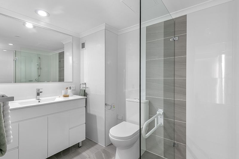 Fully refurbished one bedroom serviced apartment with separate bedroom and ensuite plus kitchenette and balcony.