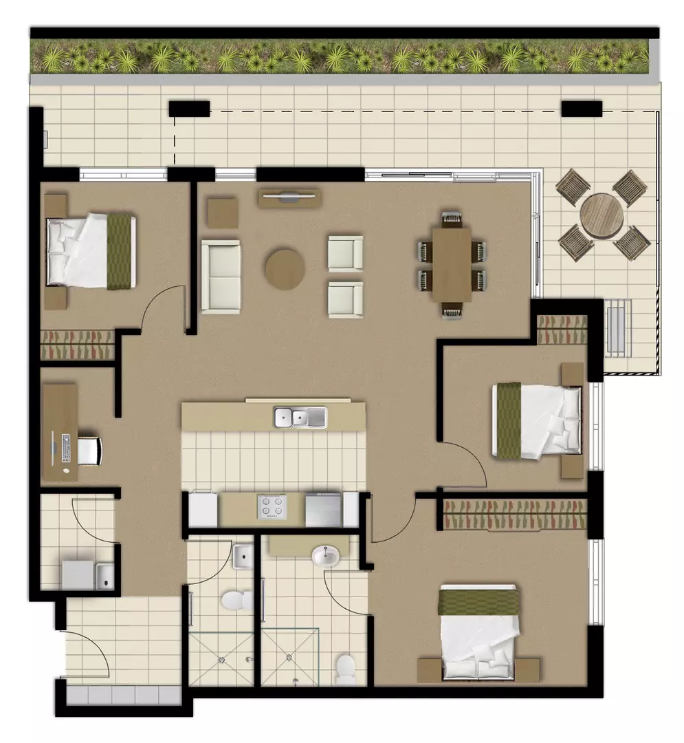 Three Bedroom Units| Enquire for Availability