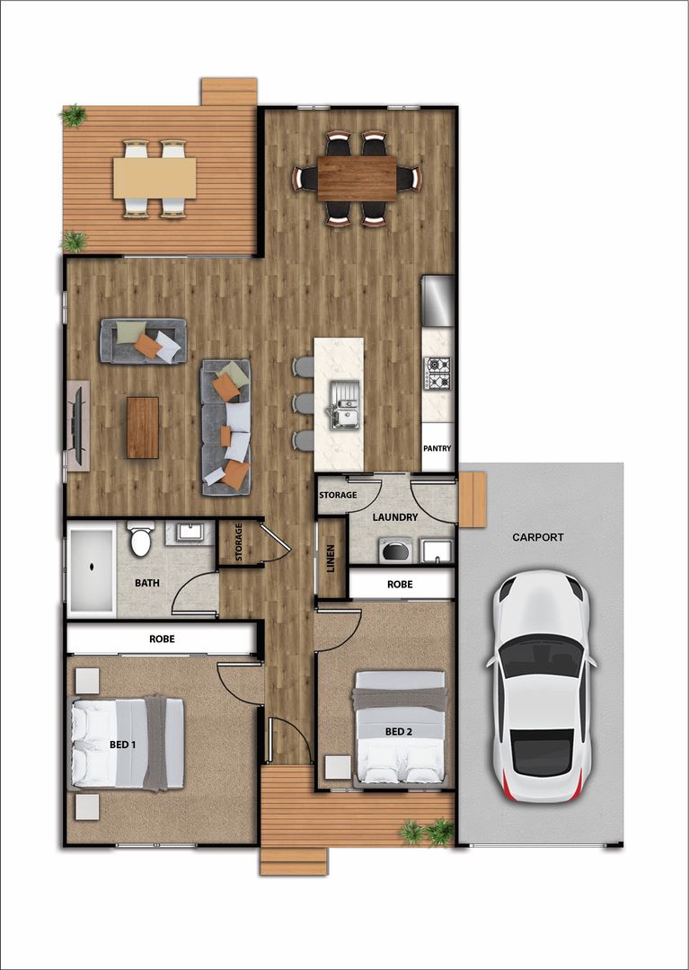 Modern Living at Campbell Lifestyle Estate – The Hawkins Site 118 / 64 Ferguson Street, Cessnock NSW 2325 Offered at $549,000