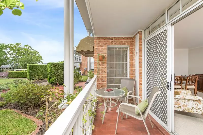 Centrally located, ground floor unit surrounded by lush gardens with large courtyard, close to clubhouse.