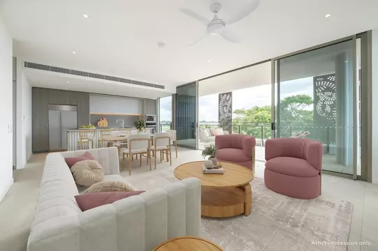 Urban Sophistication with Sweeping Balcony Views