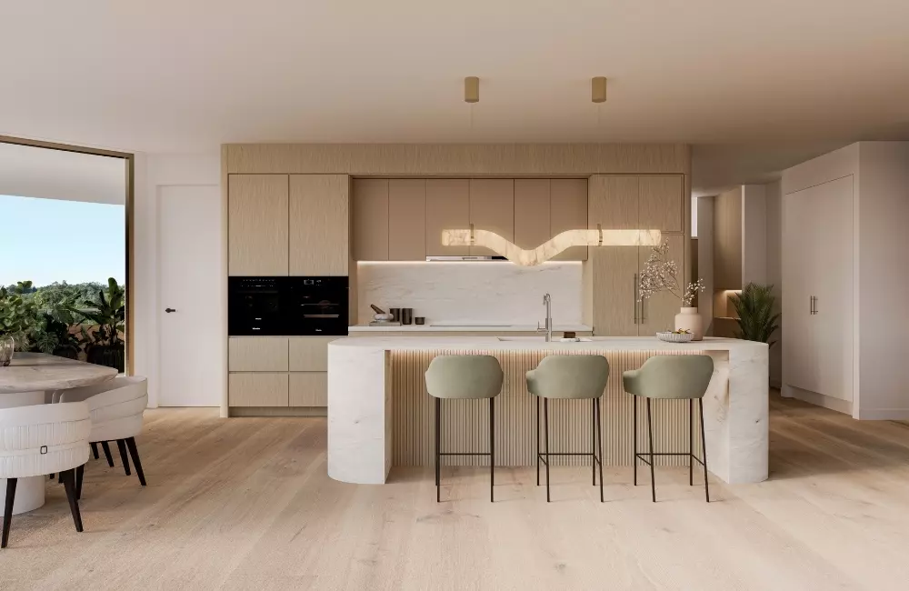Maple Apartment G16 | Oversized 3-Bedroom + Study Ground-Floor Living with Bushland Outlook