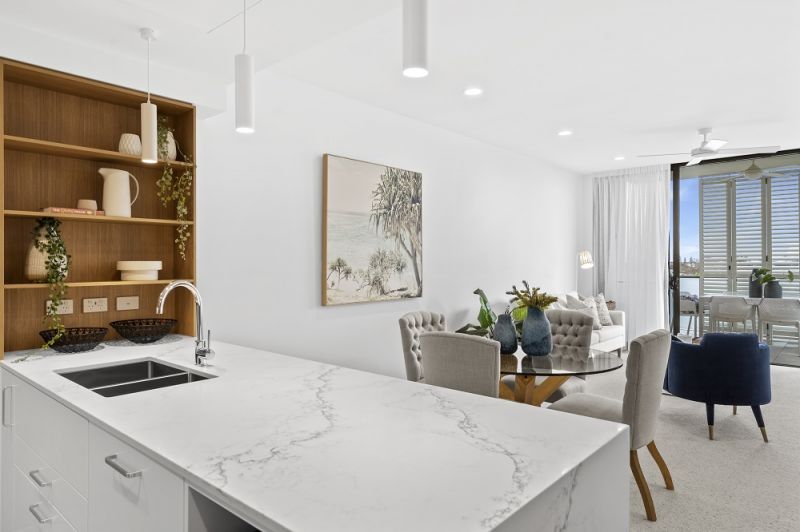 Bright and spacious, two-bedroom apartment with scenic views