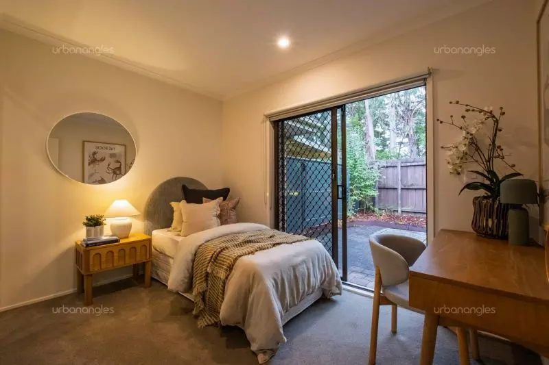 Exclusive two-bedroom villa featuring a pristine backyard