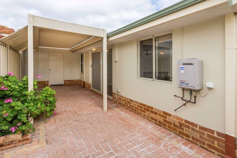 Quiet street near the club house