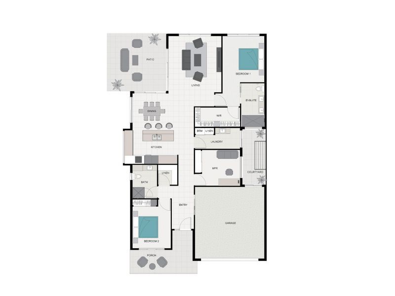 STUNNING DISPLAY HOME FACING TRANQUIL LAKE