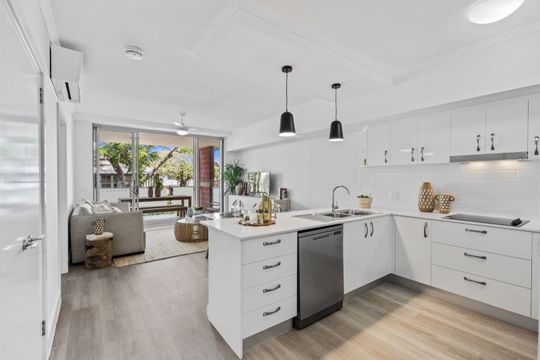 Relaxed bayside living in a two-bedroom apartment