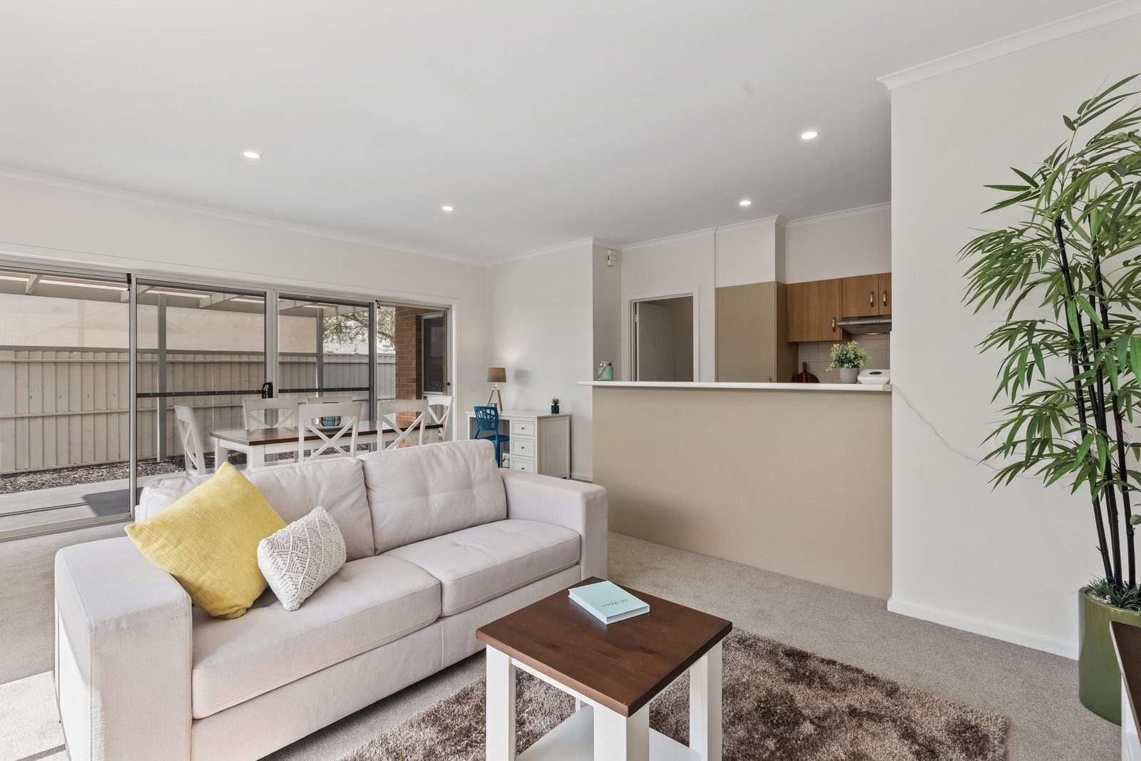 Corner Position with Space to Enjoy Indoors and Out