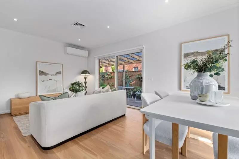 Stylishly updated two-bedroom plus study villa with delightful garden