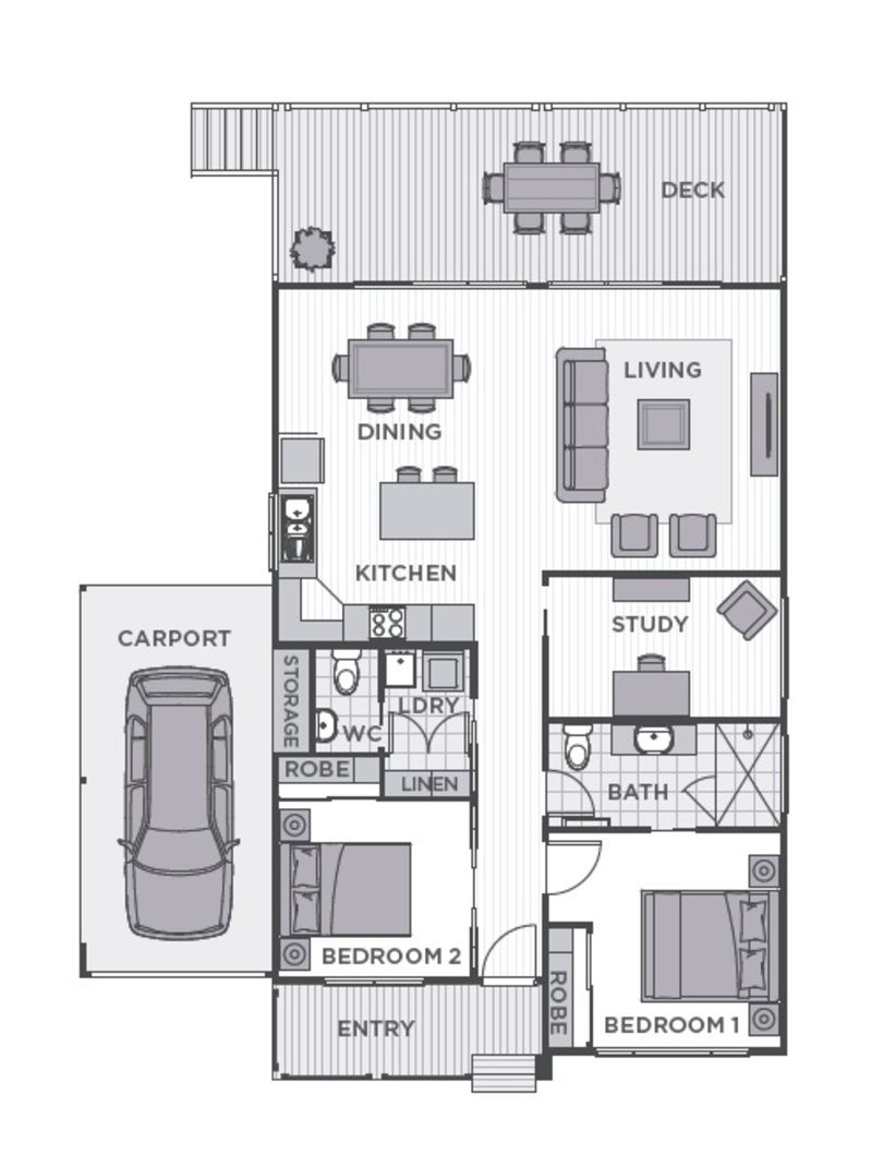 Melaleuca design has so much space for your over 55s lifestyle 