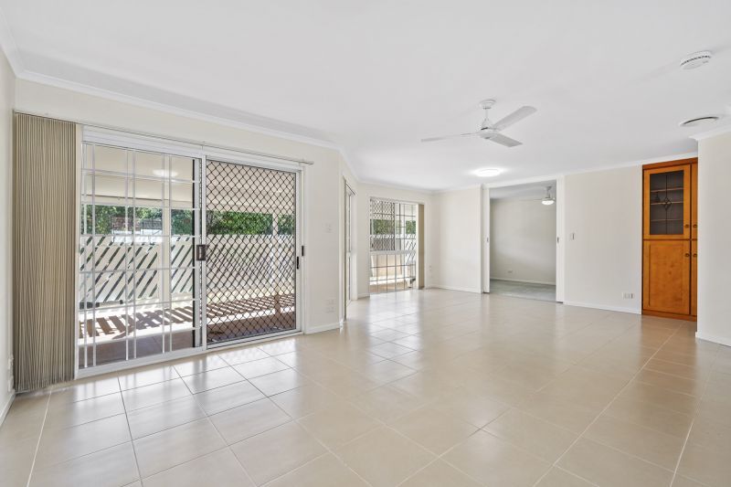 Beautiful two-bedroom, one bathroom villa with covered rear entertaining area.