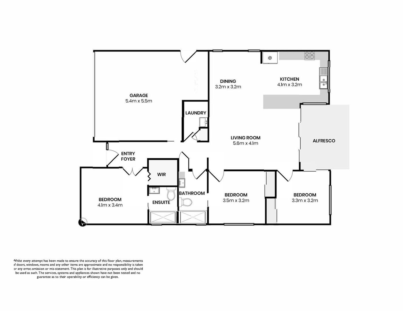 Elegant Three-Bedroom Retreat - Sunlit Alfresco Living